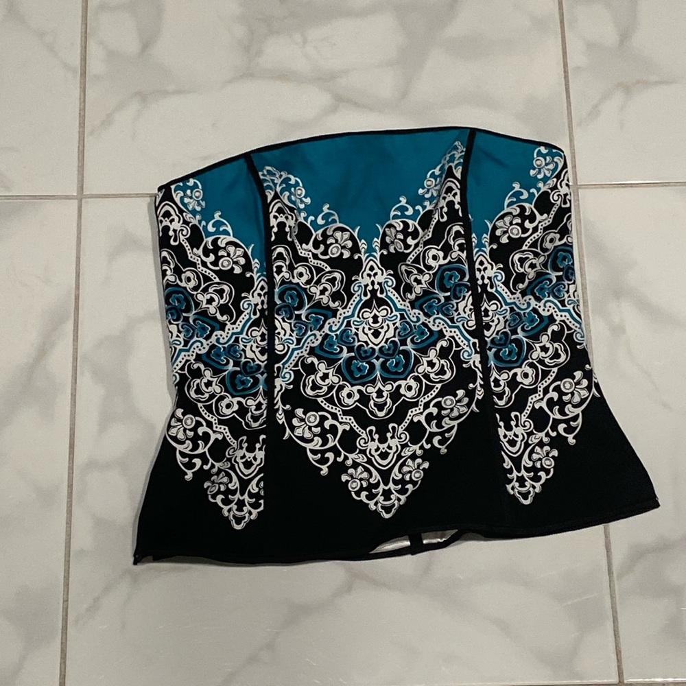 White House Black Market Strapless top